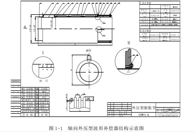 軸向型波形補(bǔ)償器的結(jié)構(gòu)特點(diǎn)和工作原理